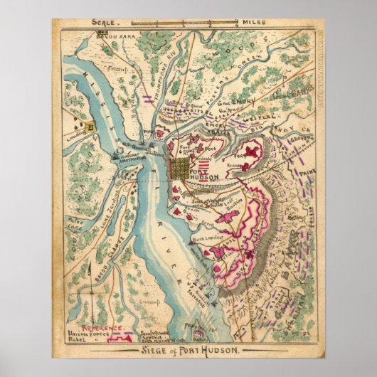 ポートハドソンの内戦 ポスター (正面)