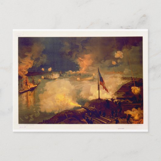 ポートハドソンの南北戦争戦 ポストカード (正面)