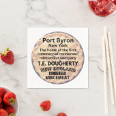 ポートバイロン,ニューヨーク商業ミンセミートのホーム スタンダードカクテルナプキン (インサイチュ)