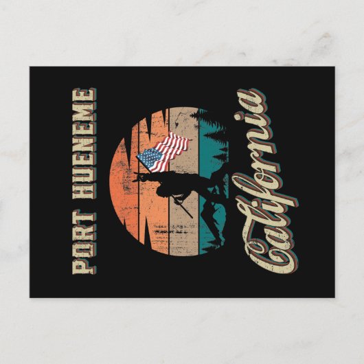 ポートヒューネメカリフォルニア ポストカード (正面)