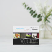 ポートフォリオの名刺の写真テンプレート 名刺 (スタンド正面)