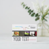 ポートフォリオの名刺の写真テンプレート 名刺 (スタンド正面)