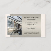 ポートフォリオインテリアデザイナ 名刺 (裏面)