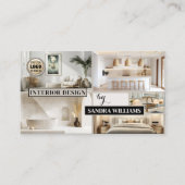 ポートフォリオフォトコラージュ内装デザイン 名刺 (正面)