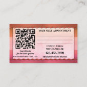 ポートフォリオフォト美しいと化粧 予約カード (裏面)