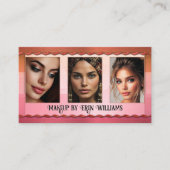 ポートフォリオフォト美しいと化粧 予約カード (正面)