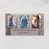 ポートフォリオメンズファッションリテール名刺 名刺 (正面)