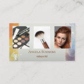 ポートフォリオ美容師メイクアップアーティスト 名刺 (正面)