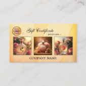 ポートフォリオ芸術的ギフトフェミニン証書 名刺 (正面)