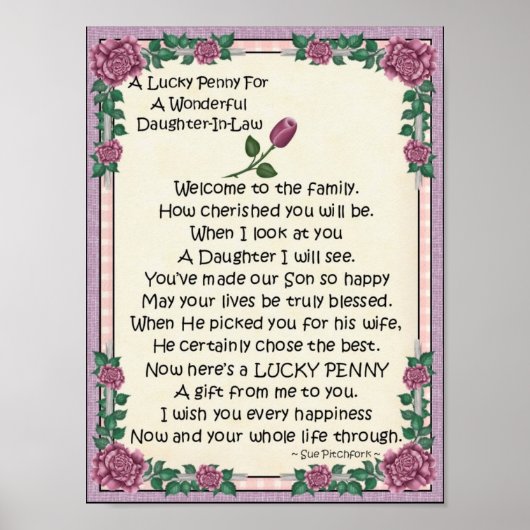 ポートフォリオ – 義理の娘 – ラッキーペニー・グルー・ペニー ポスター (正面)