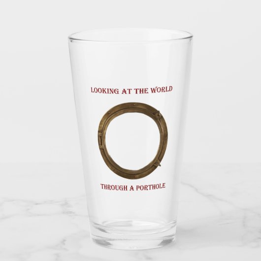 ポートホールカラーを通して世界を見る タンブラーグラス (正面)