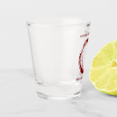 ポートホールショットガラスを通して世界を見る ショットグラス (左)