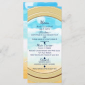 ポートホールビーチクルーズエレガントウェディングメニュー メニュー (正面/裏面)