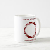 ポートホール1色で世界を見る コーヒーマグカップ (正面右)