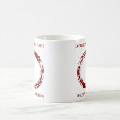 ポートホール1色で世界を見る コーヒーマグカップ (中央)