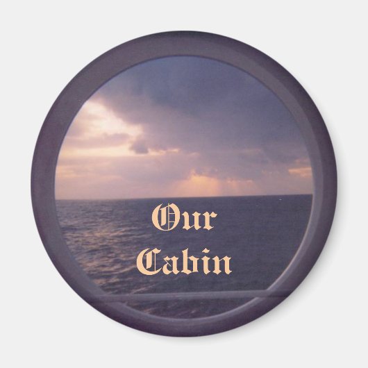 ポートホール3ARステートルームドアマーカー マグネット (正面)