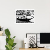 ポートボート – ポルト，ポルトガル撮影プリント ポスター (ホームオフィス)