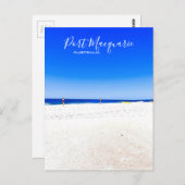 ポートマッコーリーのビーチシーン オーストラリア ポストカード (正面/裏面)