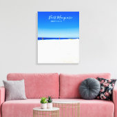 ポートマッコーリービーチシーンオーストラリア キャンバスプリント (インサイチュ (リビング))