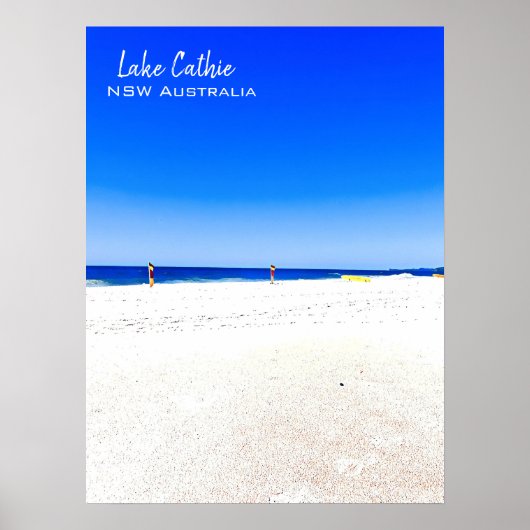 ポートマッコーリービーチシーンオーストラリア ポスター (正面)