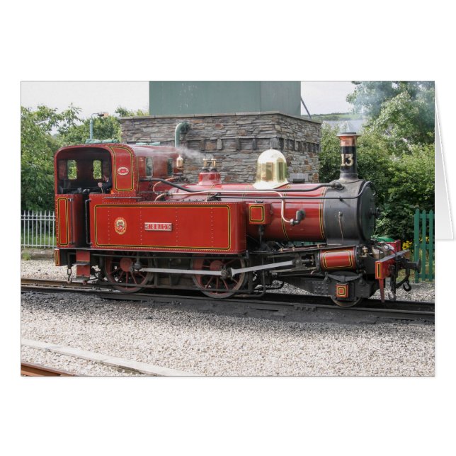 ポートマンエリン島の蒸気機関車 (正面横)