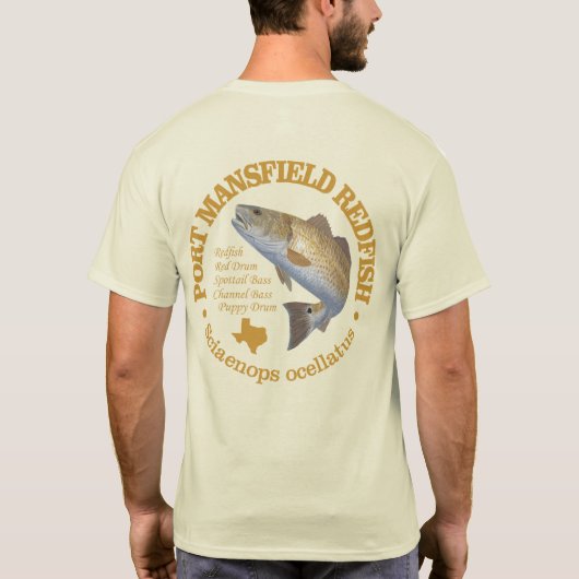 ポートマンズフィールド(Redfish) Tシャツ (裏面)