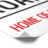 ポートマンロード通り標識 ポスター (角)