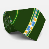 ポートラストライプンド国旗 ネクタイ (ロール)