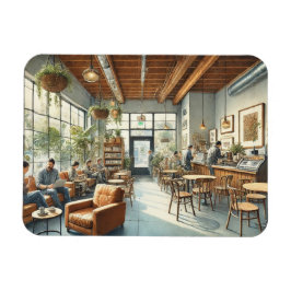 ポートラリラックスンドオレゴン州のカフェ マグネット