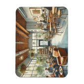 ポートラリラックスンドオレゴン州のカフェ マグネット (縦)