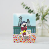 ポートランディア·パグ：無政府管轄葉書 ポストカード (スタンド正面)