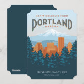 ポートランドから素敵なホリデーシーズンを シーズンカード (正面/裏面)