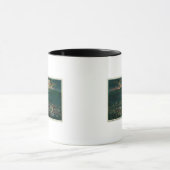 ポートランドとフッド山のムーンライト マグカップ (中央)