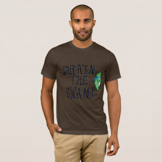ポートランドのカエル 沼を干す Tシャツ