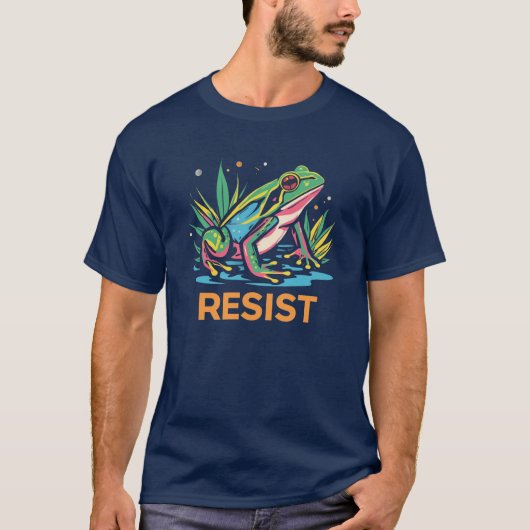 ポートランドのカエル Tシャツ (正面)