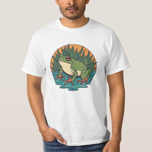 ポートランドのカエル Tシャツ (正面)