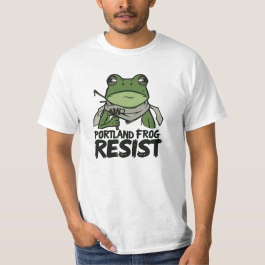 ポートランドのカエル Tシャツ (正面)