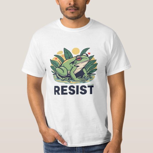 ポートランドのカエル Tシャツ (正面)