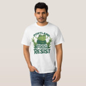 ポートランドのカエル Tシャツ (正面フル)