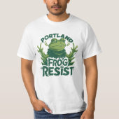 ポートランドのカエル Tシャツ (正面)