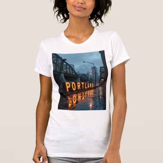ポートランドの夢の世界 Tシャツ (正面)