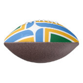 ポートランドの旗を持つ愛国的なアメリカンフットボール アメリカンフットボール (回転270)