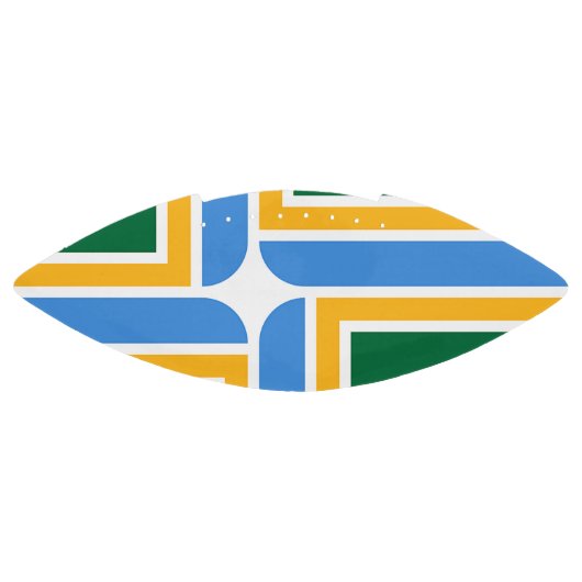 ポートランドの旗を持つ愛国的なアメリカンフットボール アメリカンフットボール (パネル)