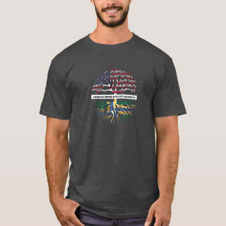 ポートランドの旗 アメリカ ファミリー アンセスリー 都市 リ Tシャツ