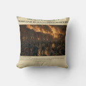 ポートランドの火災、そして再建へ | 1866年7月4-5日 | クッション (正面)