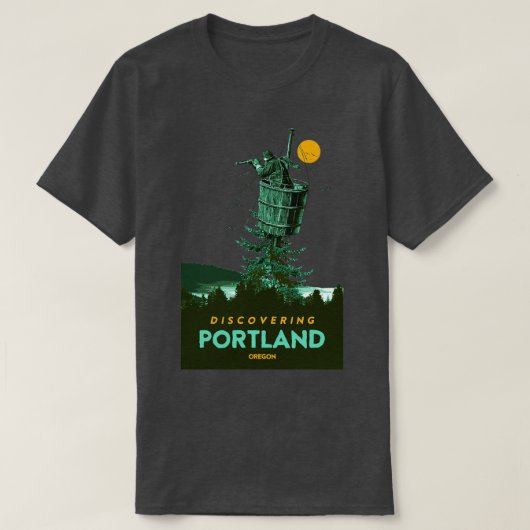 ポートランドの発見 Tシャツ (デザイン正面)