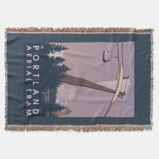 ポートランドのOregonAerialの市街電車場面 スローブランケット (正面)