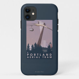 ポートランドのOregonAerialの市街電車場面 iPhone 11 ケース