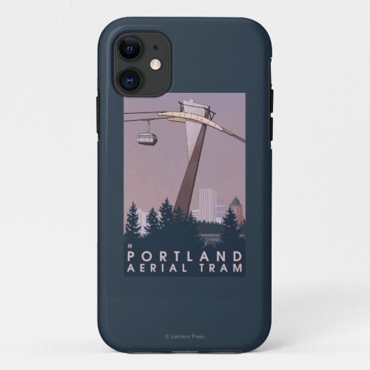 ポートランドのOregonAerialの市街電車場面 Case-Mate iPhoneケース (裏面)