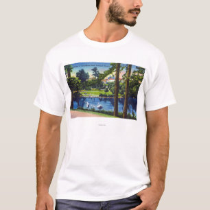 ポートランドのOregonLaurelhurst公園場面 Tシャツ